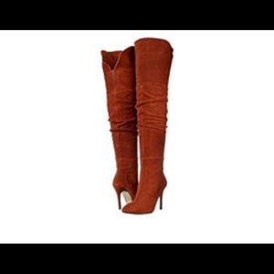 Over knee slouch boot. New